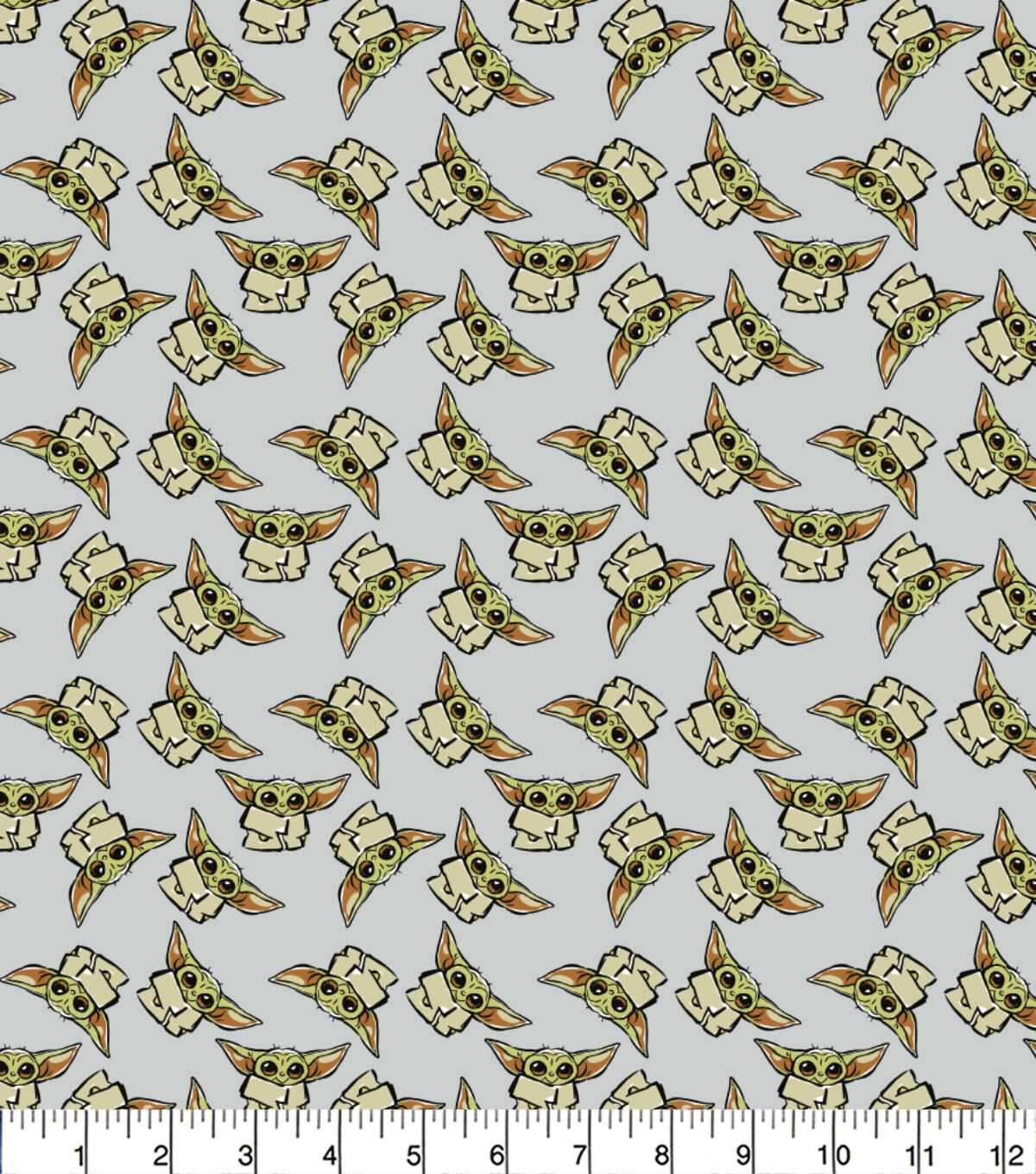 Star Wars Cotton Fabric The Child Tossed