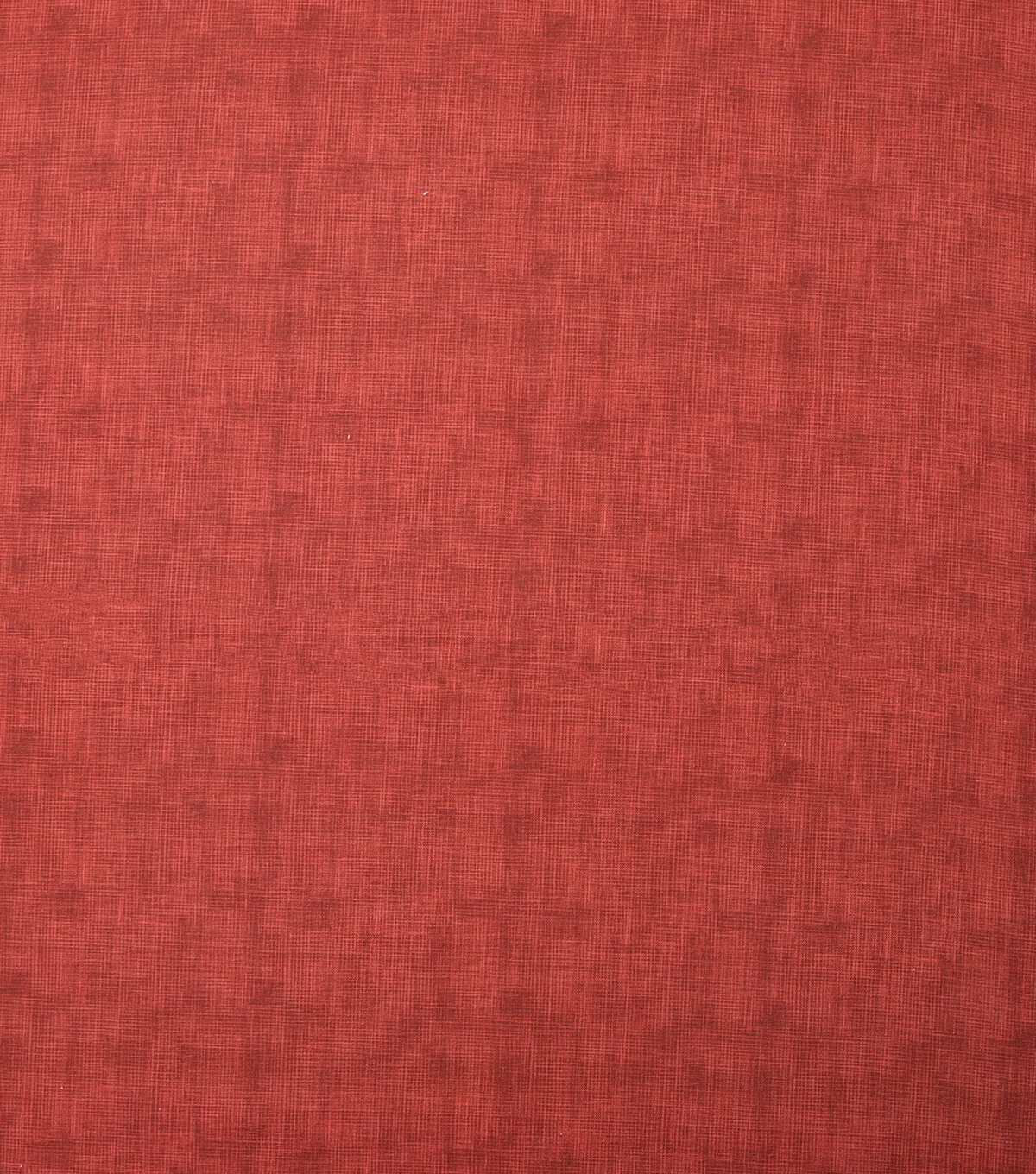 Red Crosshatch Blender Quilt Cotton Fabric by Keepsake Calico