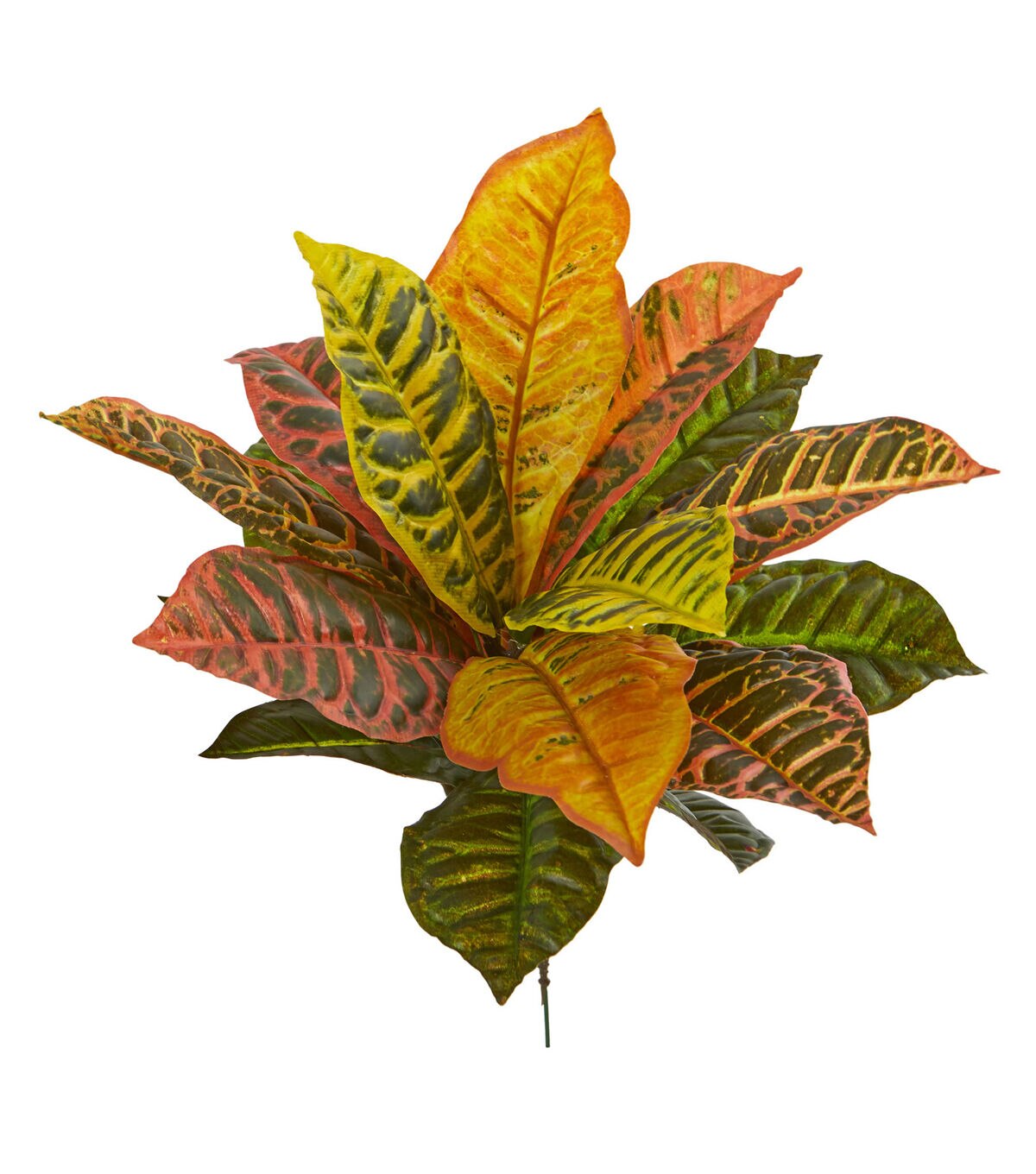 Nearly Natural 17 Real Touch Artificial Garden Croton Plants 6ct