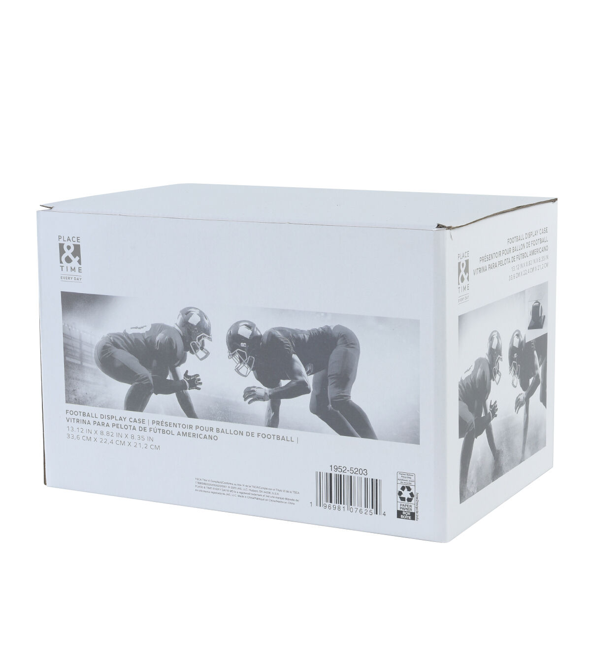 14 x 9 Football Display Case by Place & Time