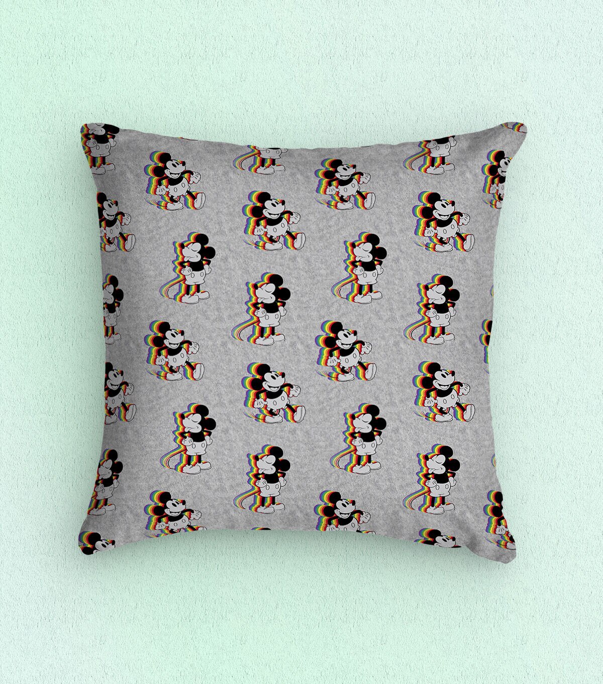 Disney Pride Cotton Fabric Rainbow Shadow