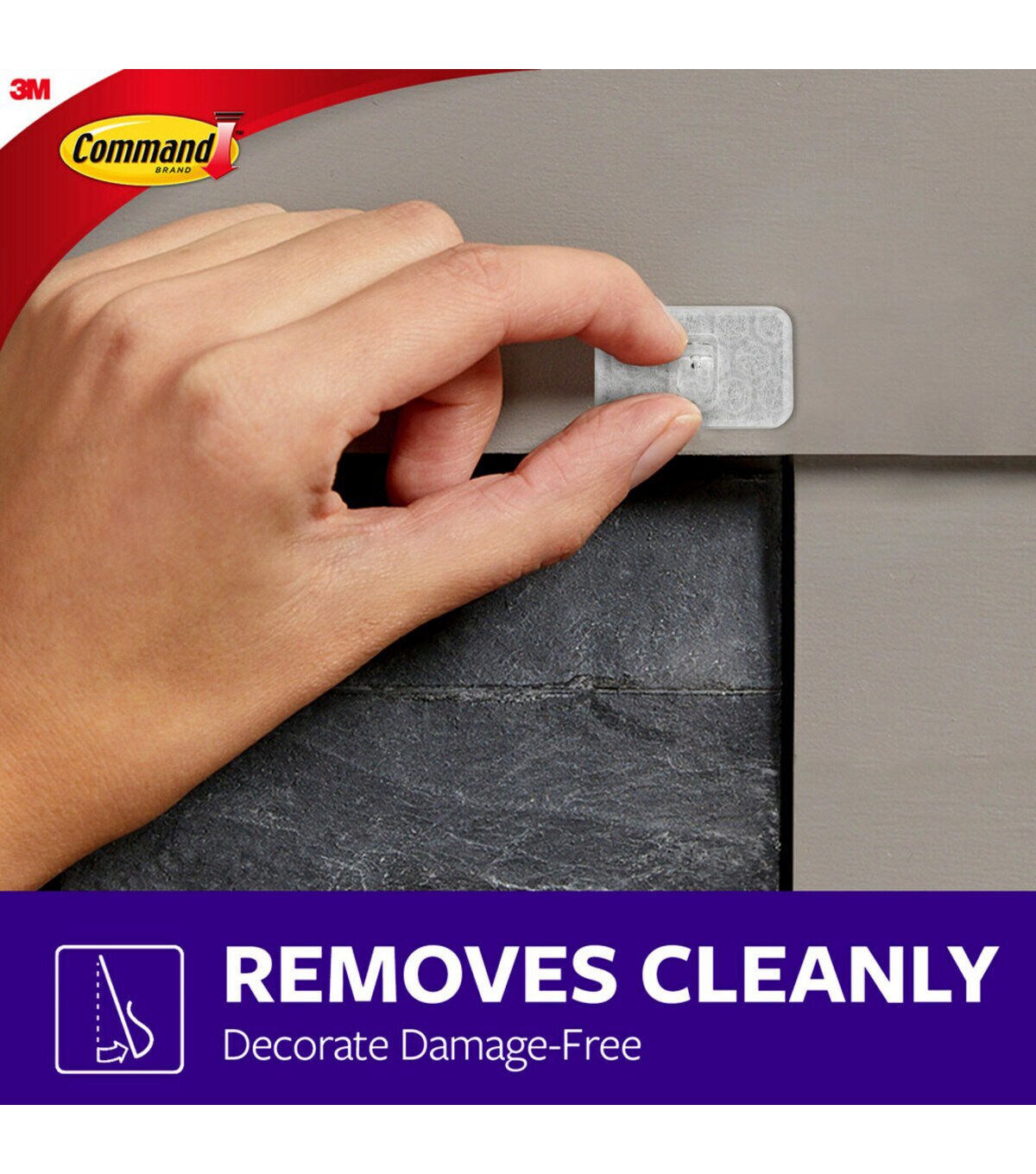 Command 108ct Mini Adjustable Decorating Clips & Strips