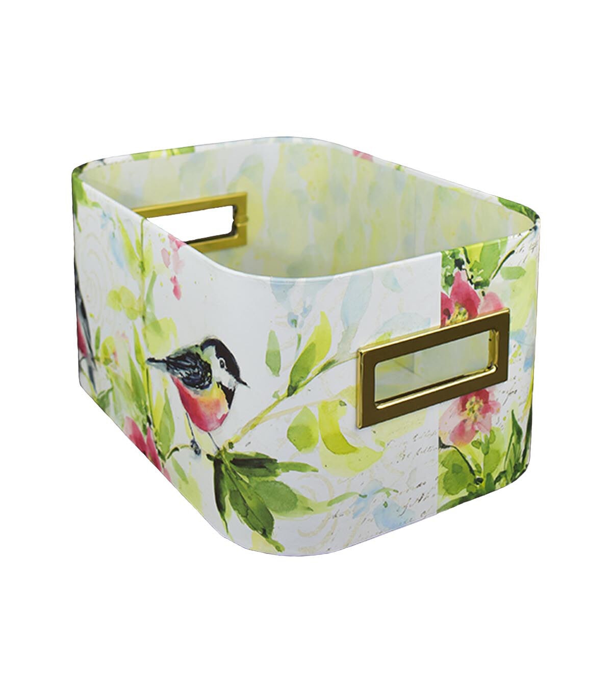 11 Butterfly & Bird Oval Lidded Box With Cutout Handles by Place & Time