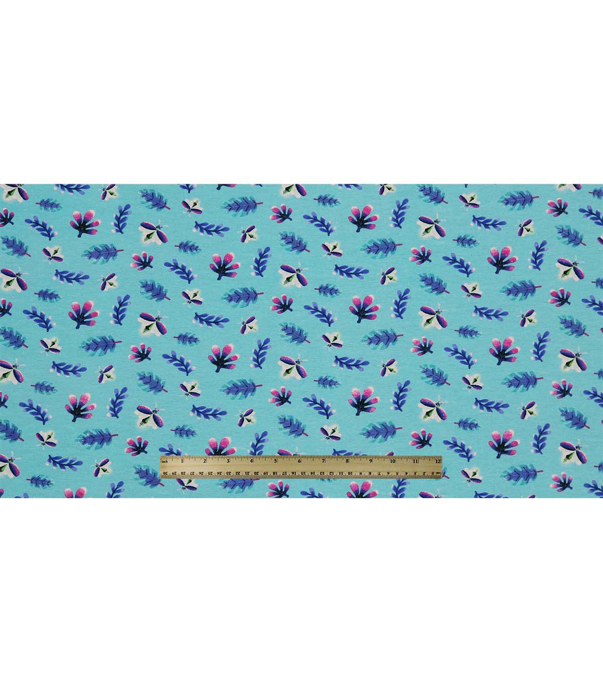 Fireflies on Blue Super Snuggle Flannel Fabric