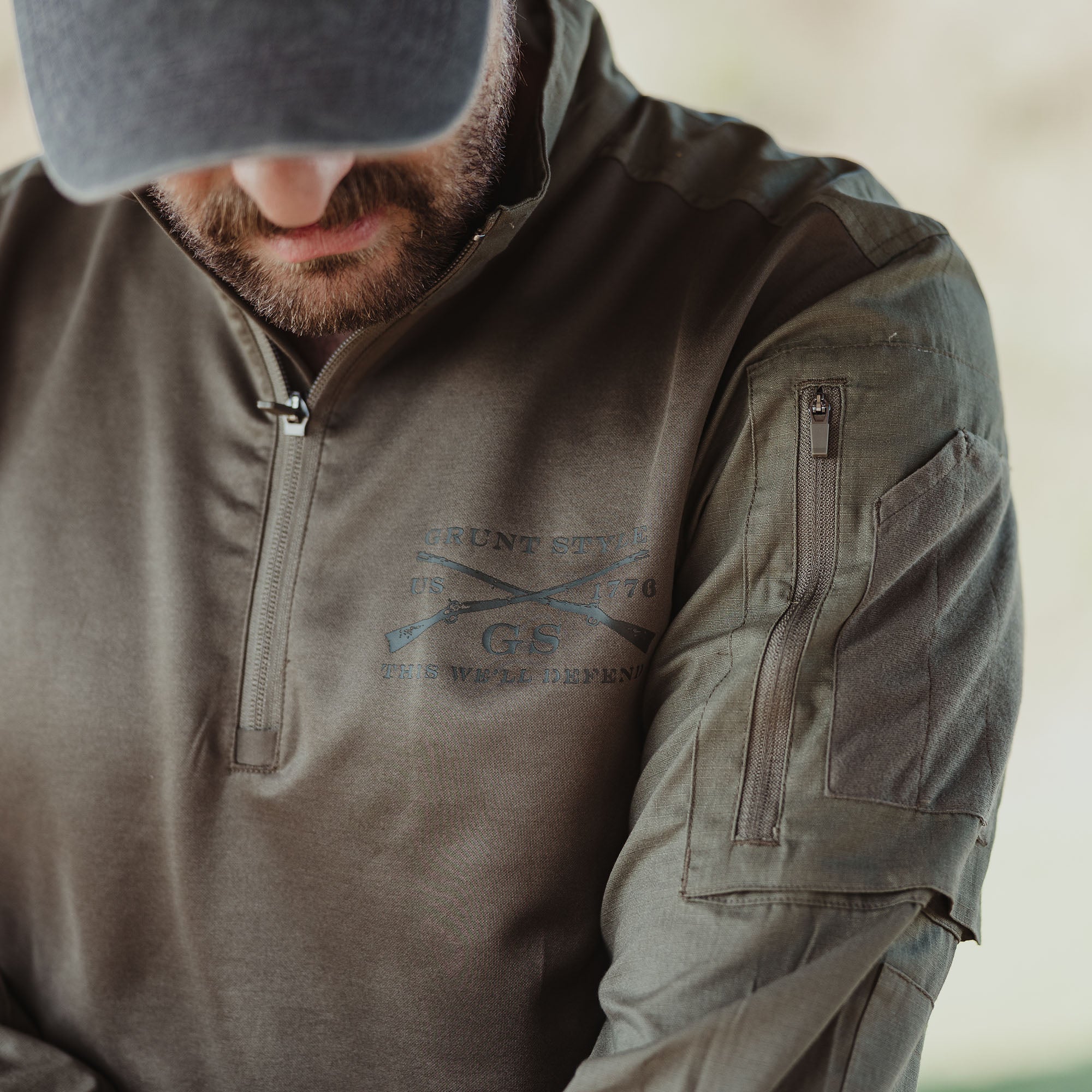 Men's Tactical 1/4 Zip Pullover 2.0 - Olive