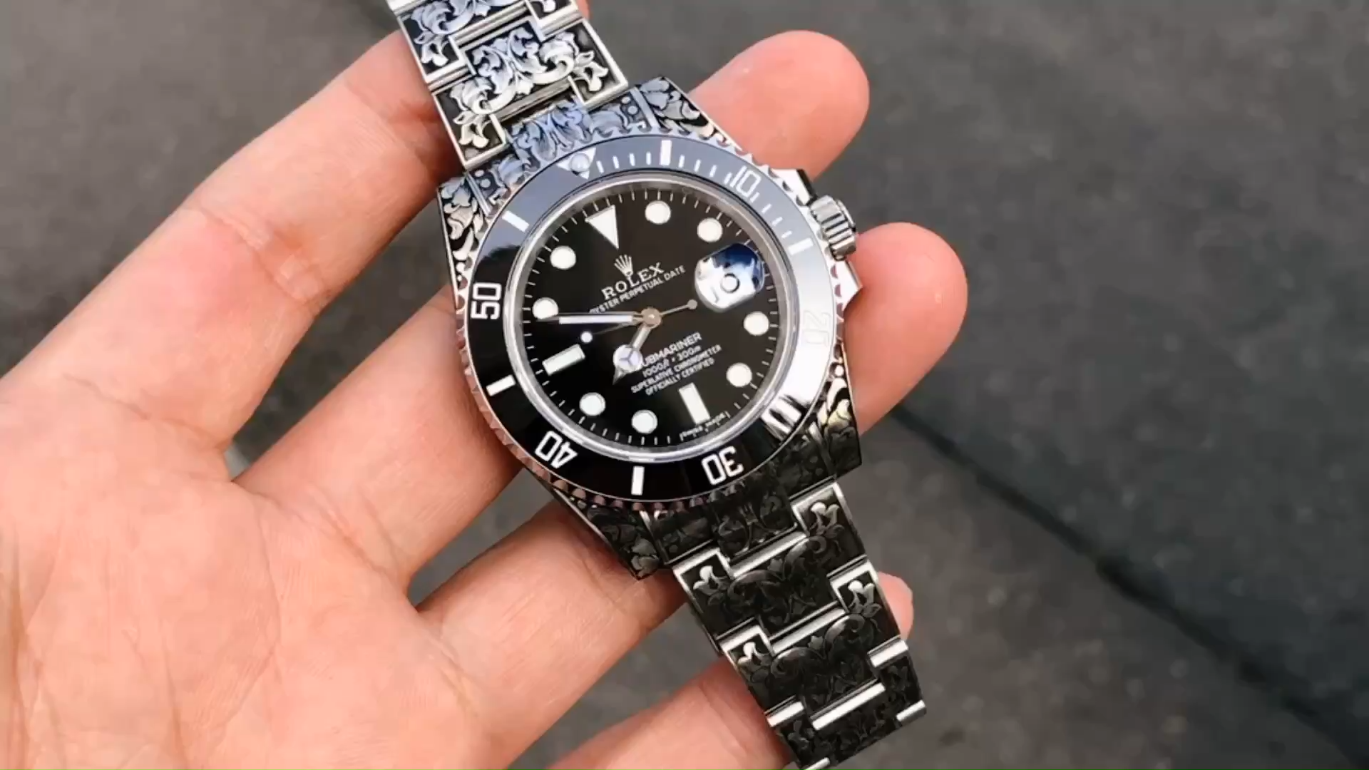Custom Rolex Submariner Carbon Fiber