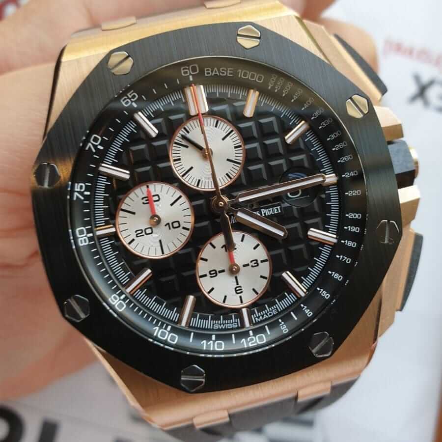 Audemars Piguet Rose Gold Black Replica