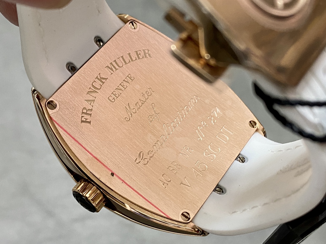 Franck Muller Vanguard Date Rose Gold V 45 SC DT 5N BC
