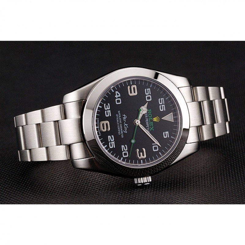 Replica Rolex Air-King 38mm Black Dial 1454020