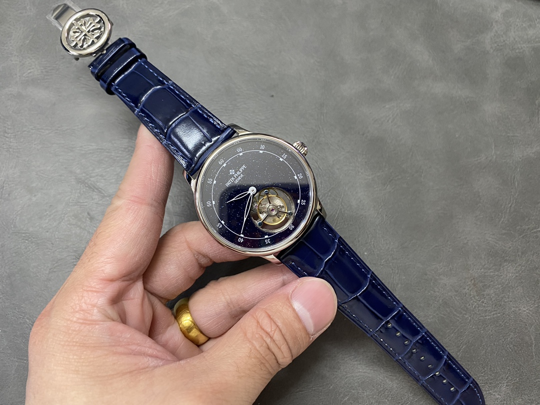 Patek Philippe Grand Complications Sky Moon Tourbillon White Gold 6102P 001 Watch