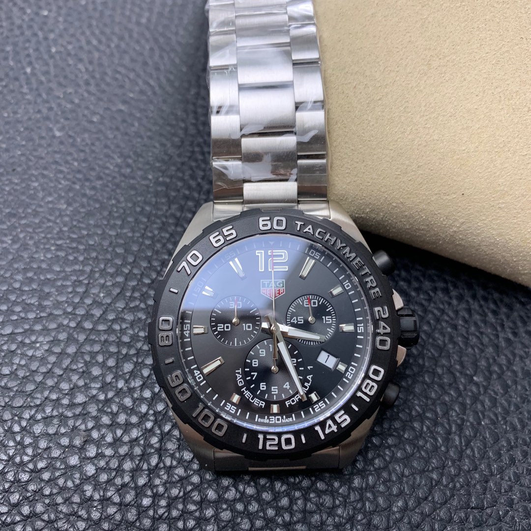 Tag Heuer Formula 1 Chronograph Black Dial CAZ1010.BA0842 Quartz 43mm