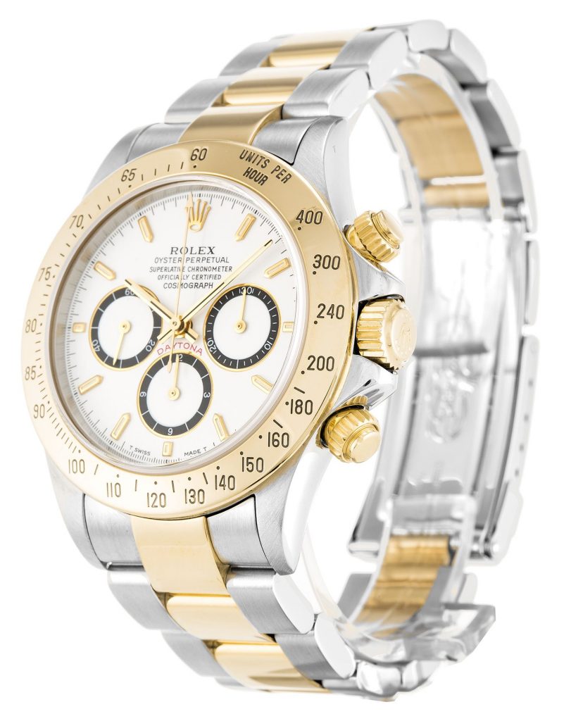 Replica Rolex Daytona 40mm White Dial 16523