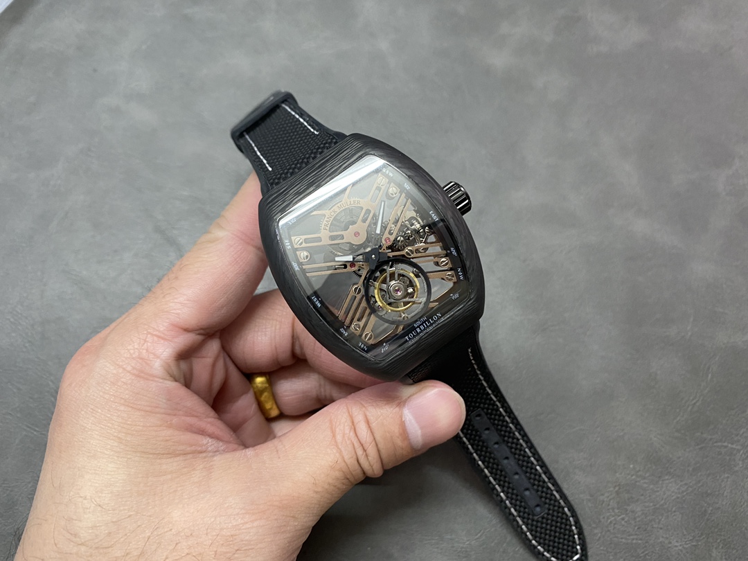 Franck Muller Vanguard Seven Days V 45 S6 SQT NR BR (5N) TT SK BLK