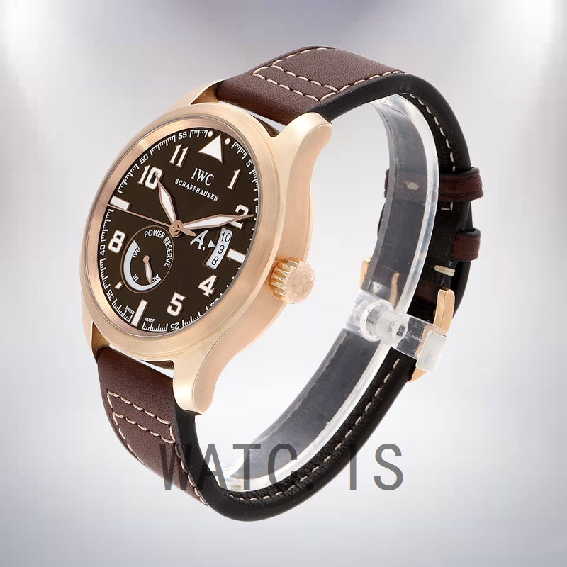 IWC Pilot Men's IW320103 43mm Leather Strap