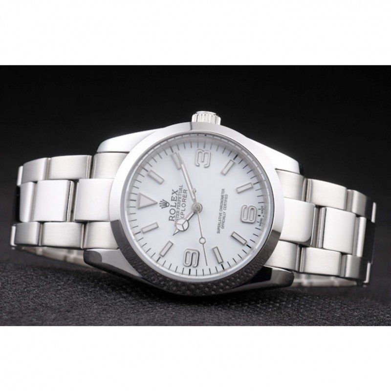 Replica Rolex Explorer 37mm Silver Dial 98086