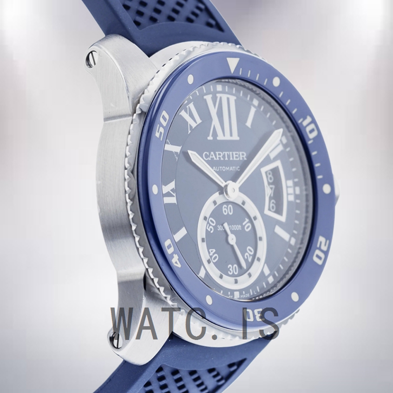 Cartier Calibre WSCA0011 42mm Men's Rubber Band