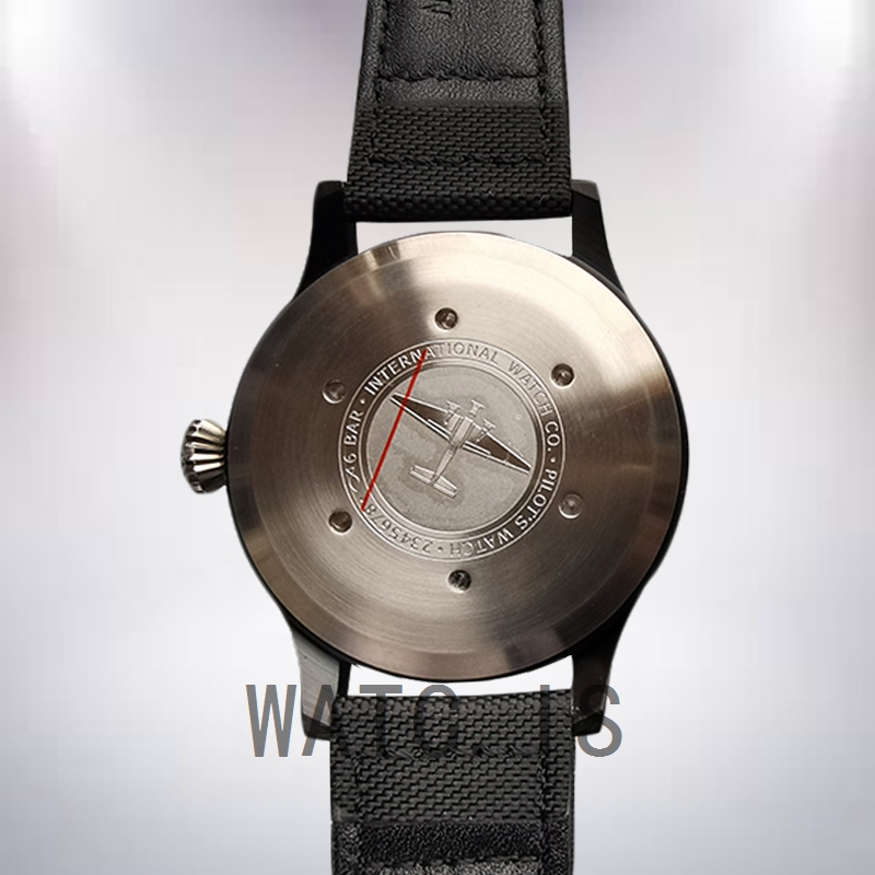 IWC Big Pilots Men's IW501901 43mm Black-tone