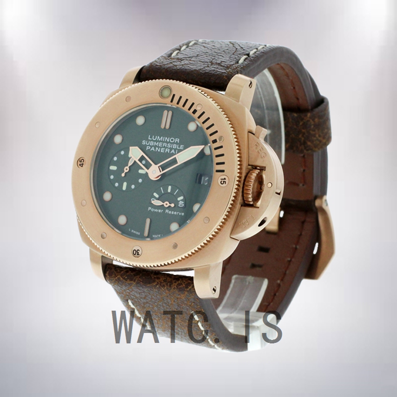 Panerai Luminor Submersible 47mm Men's PAM00507 Leather Strap