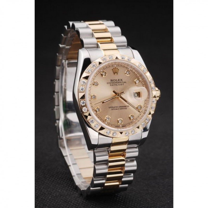 Superclone Rolex Datejust 36mm Gold Dial SRL41