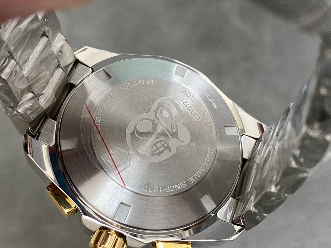 Tag Heuer Aquaracer Chronograph CAY2121.BB0923 43mm Gold/Silver