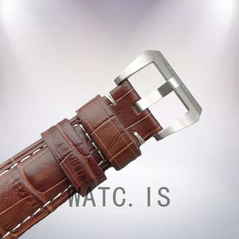 Panerai Luminor GMT 44mm Men's PAM00531 Leather Strap Black Dial