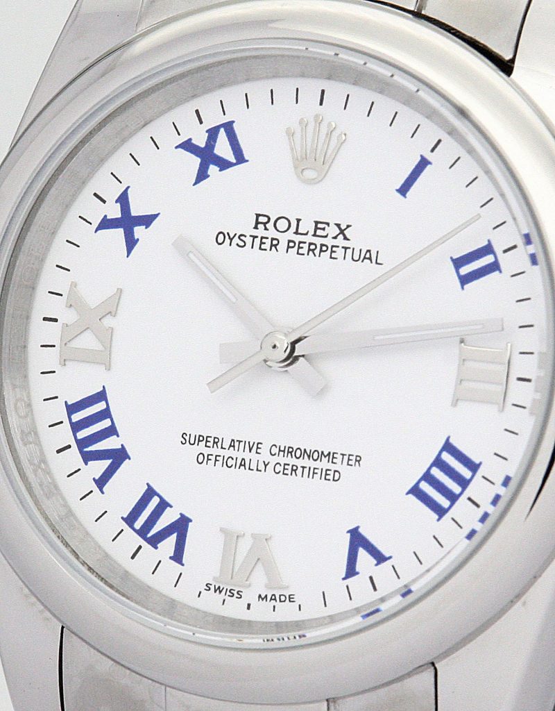 Replica Rolex Oyster Perpetual Lady 31mm White Dial 177200