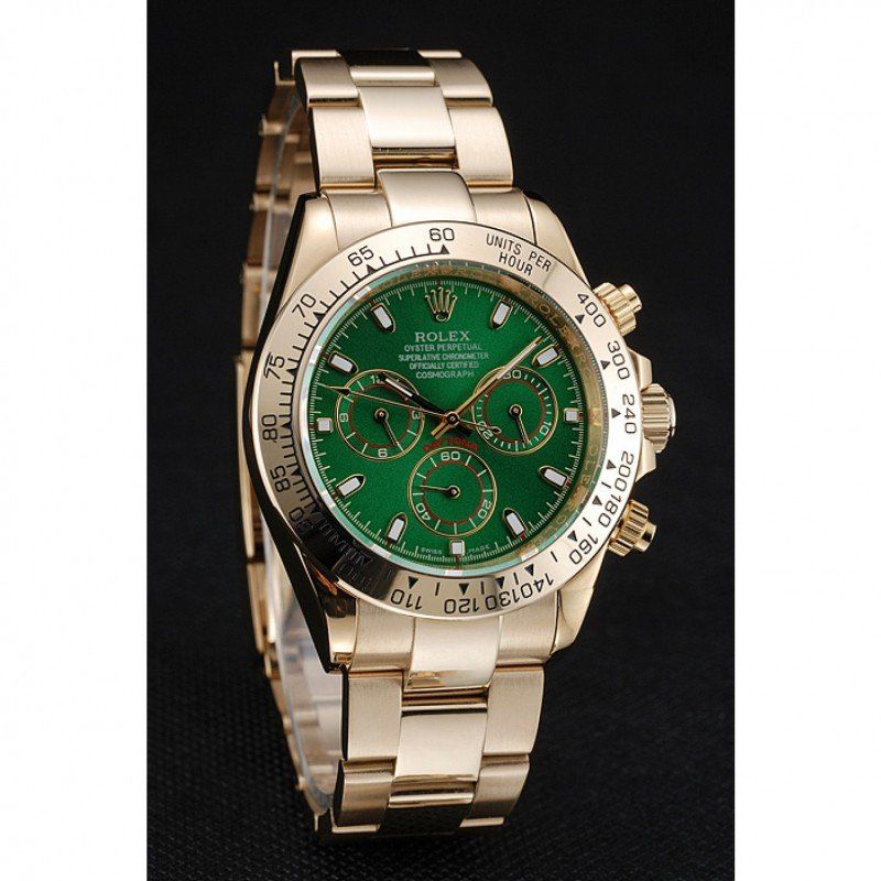 Replica Rolex Daytona 39mm Green Dial 1454244