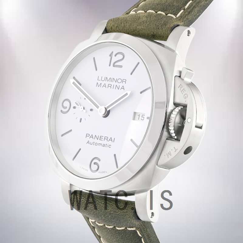 Panerai Luminor Marina PAM01314 44mm Men's Silver-tone