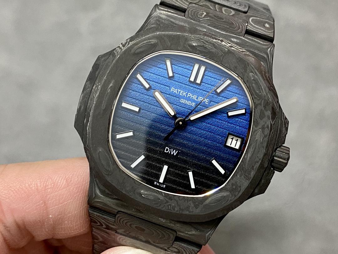 Patek Philippe Nautilus Carbon Fiber Case Blue Dial 5711 40MM Watch