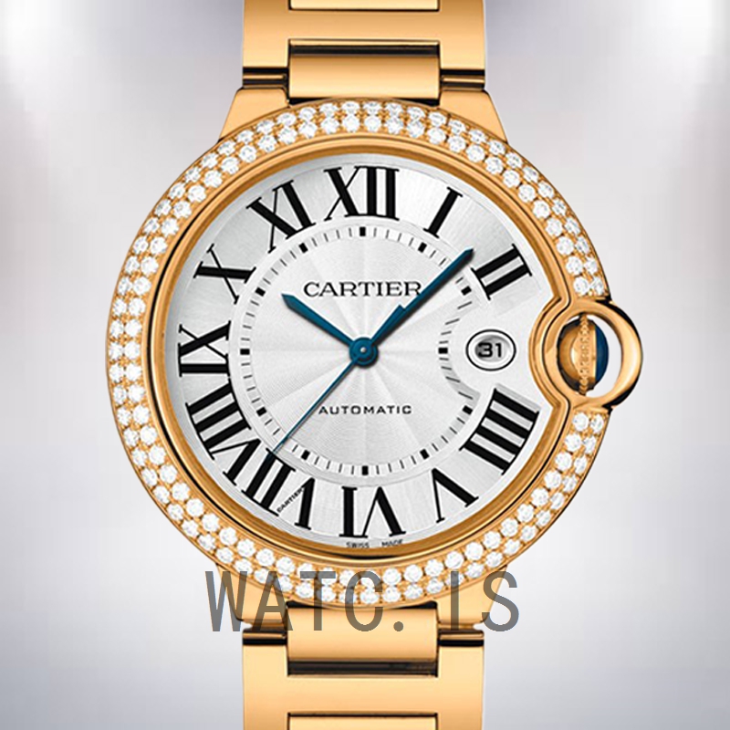 Cartier Ballon Bleu Men's WE9007Z3 42mm Automatic White Dial