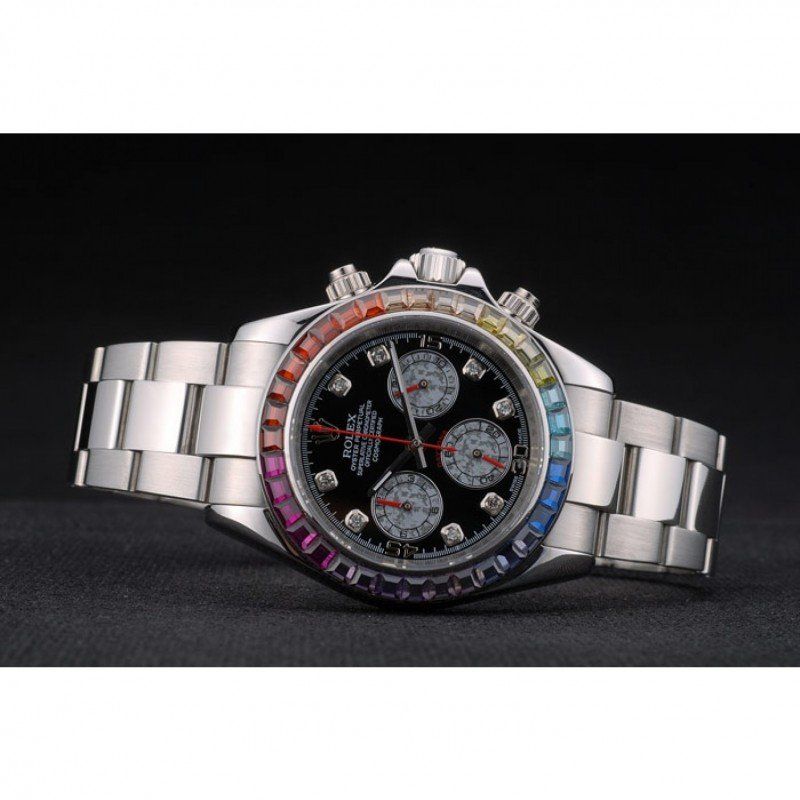 Replica Rolex Daytona 39mm Black Dial 80250
