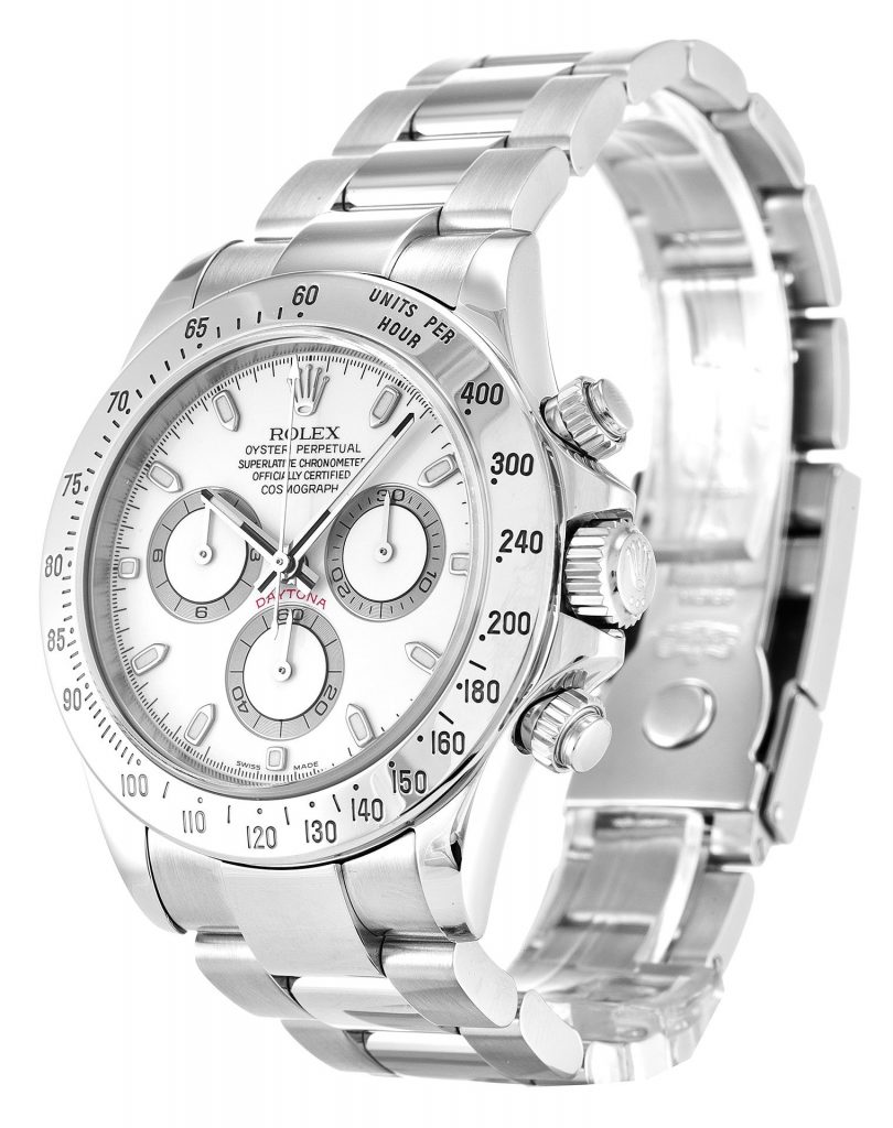 Replica Rolex Daytona 40mm White Dial 116520