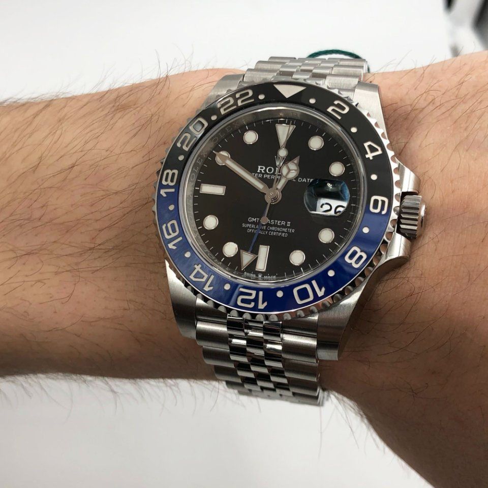 Superclone Rolex GMT-Master II 40mm Black Dial 126710BLNR