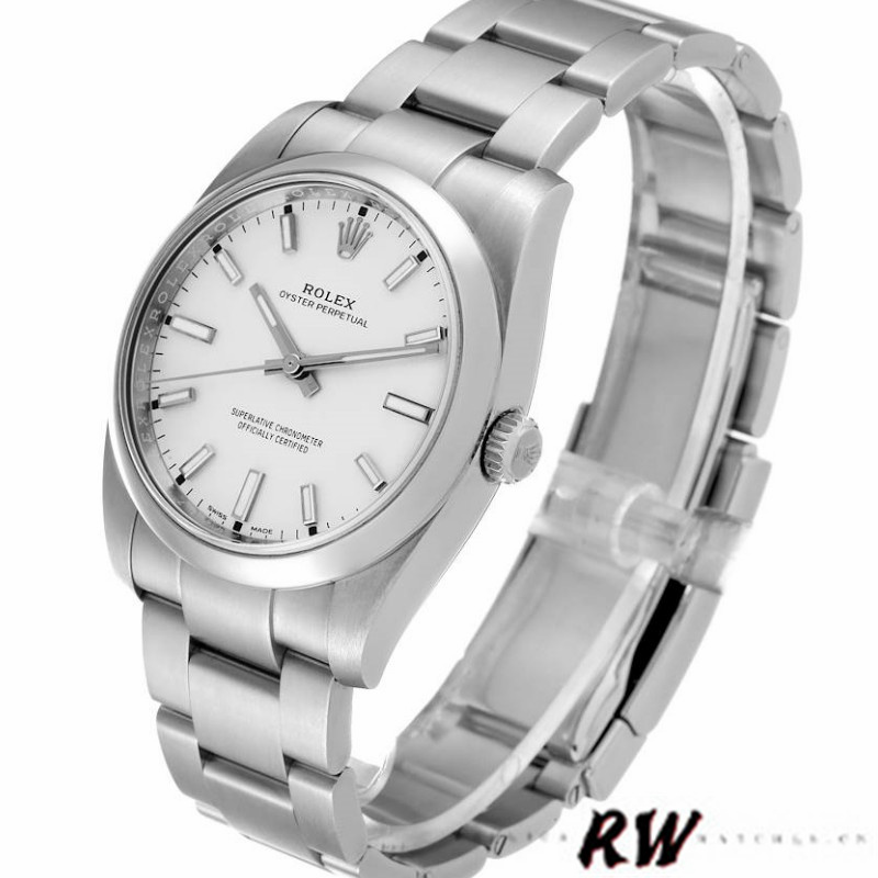 Rolex Oyster Perpetual Air-King 114200 White Index Dial 34mm Unisex Replica watch