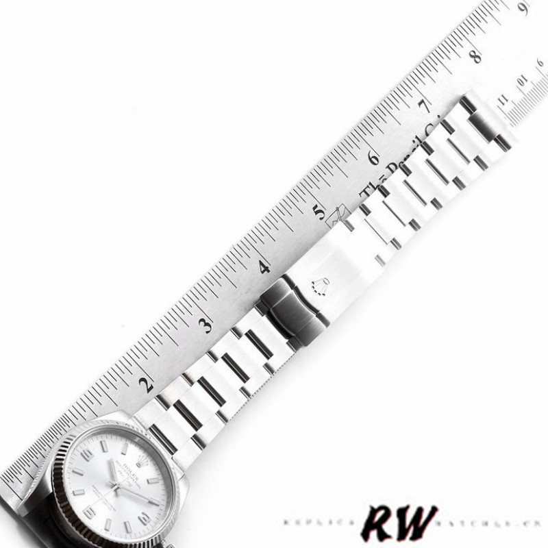 Rolex Oyster Perpetual Air-King 114234 Silver Dial 34mm Unisex Replica Watch