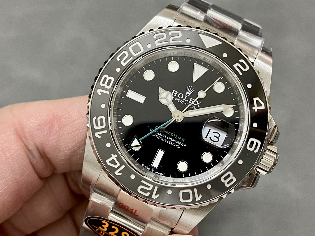Rolex GMT-Master II 116710LN Black Dial Stainless steel case 40mm Mens Replica Watch