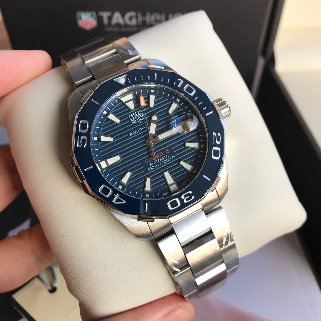 Tag Heuer Aquaracer Chronograph Blue Dial WAY211C.BA0928 41mm