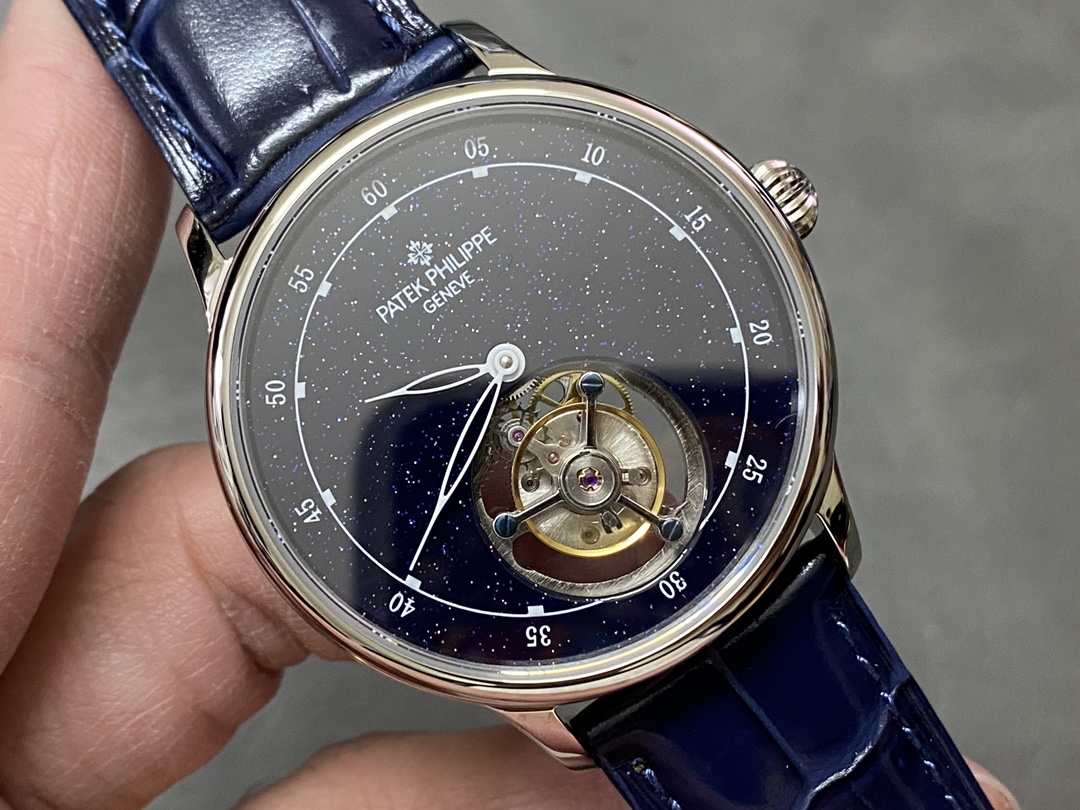 Patek Philippe Grand Complications Sky Moon Tourbillon White Gold 6102P 001 Watch