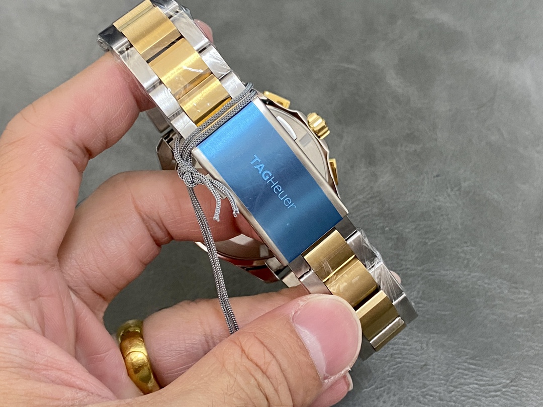 Tag Heuer Aquaracer Chronograph CAY2121.BB0923 43mm Gold/Silver