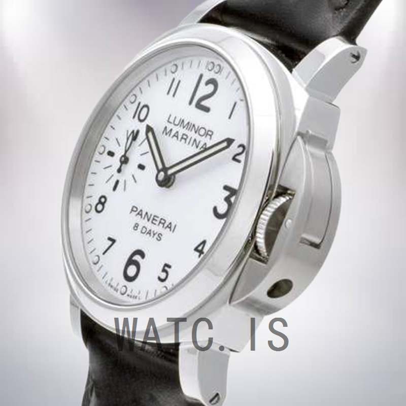 Panerai Luminor Marina 44mm Men's PAM00563 Silver-tone White Dial