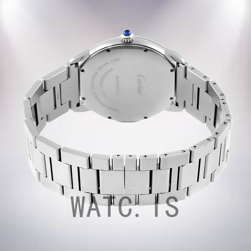 Cartier Ronde Men's 36mm WSRN0023 Blue Dial