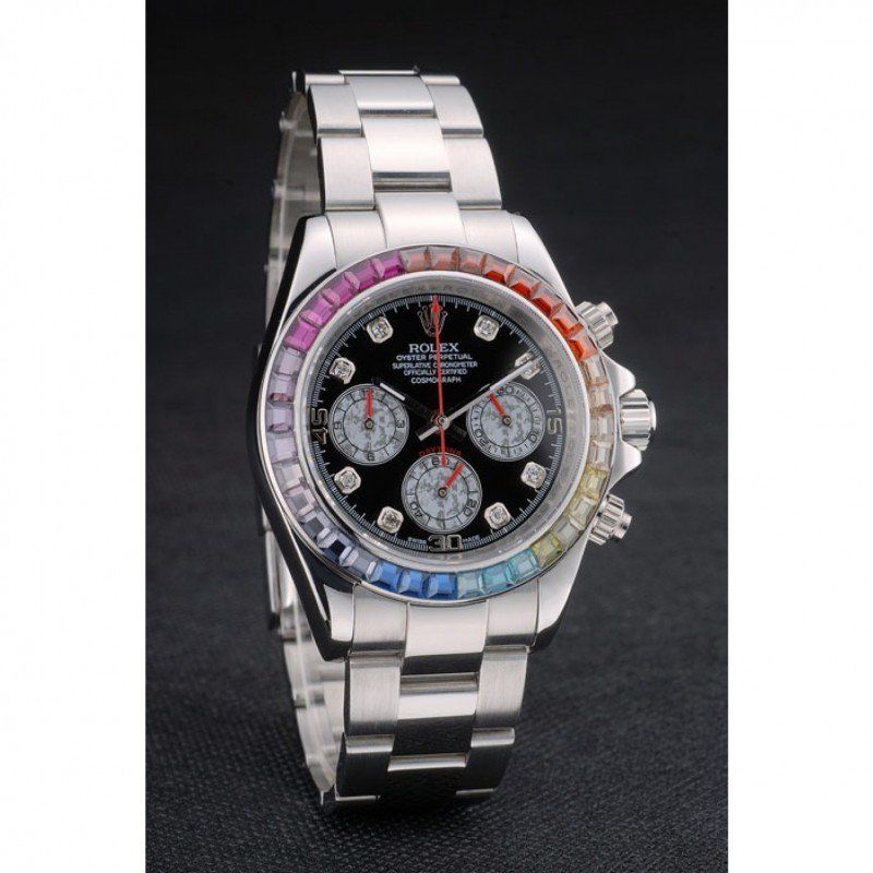 Replica Rolex Daytona 39mm Black Dial 80250