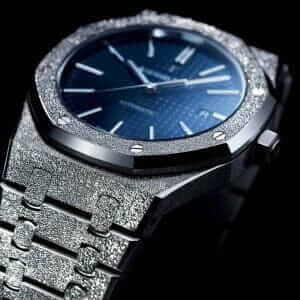 Audemars Piguet Frosted AP Blue Replica