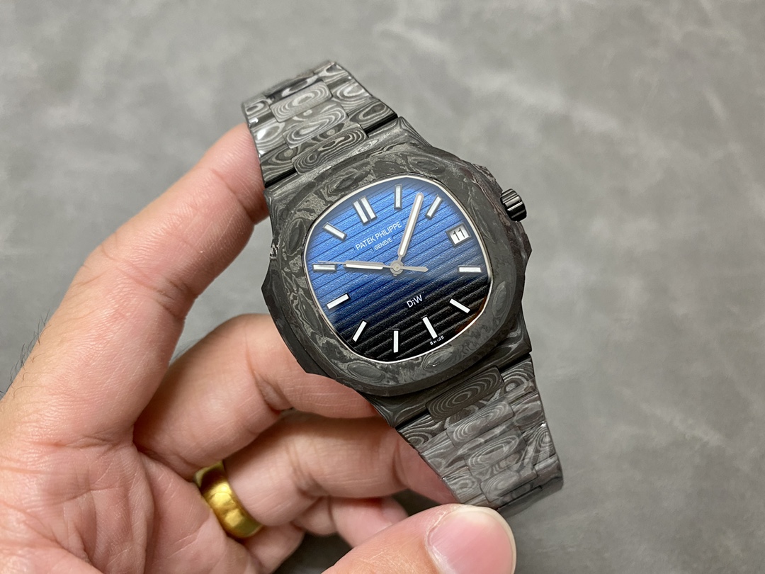 Patek Philippe Nautilus Carbon Fiber Case Blue Dial 5711 40MM Watch