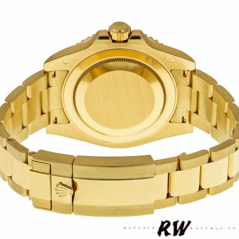 Rolex GMT-Master II 116758 Yellow Gold Pave Dial 40mm Mens Replica Watch