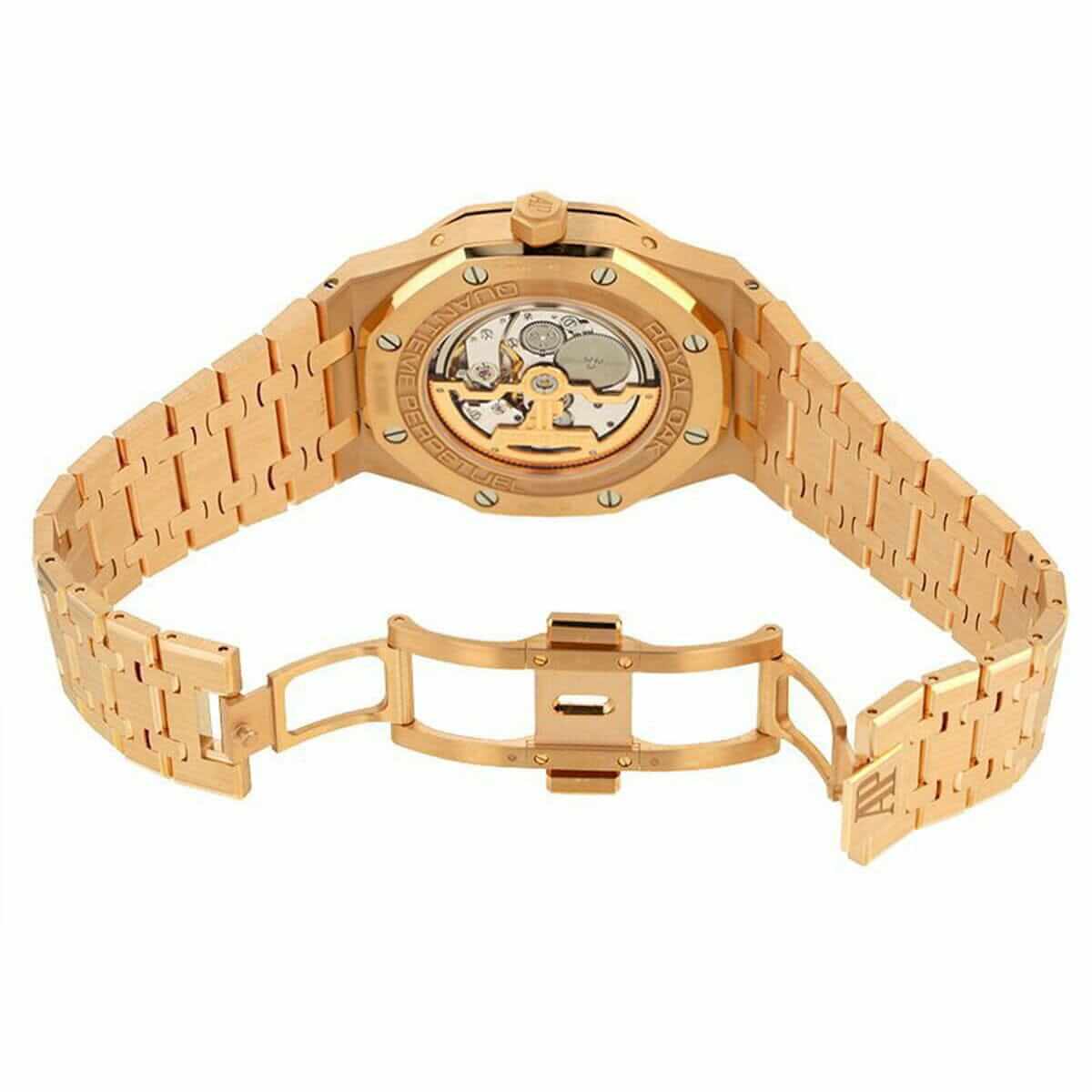 Audemars Piguet Rose Gold Blue Dial Replica