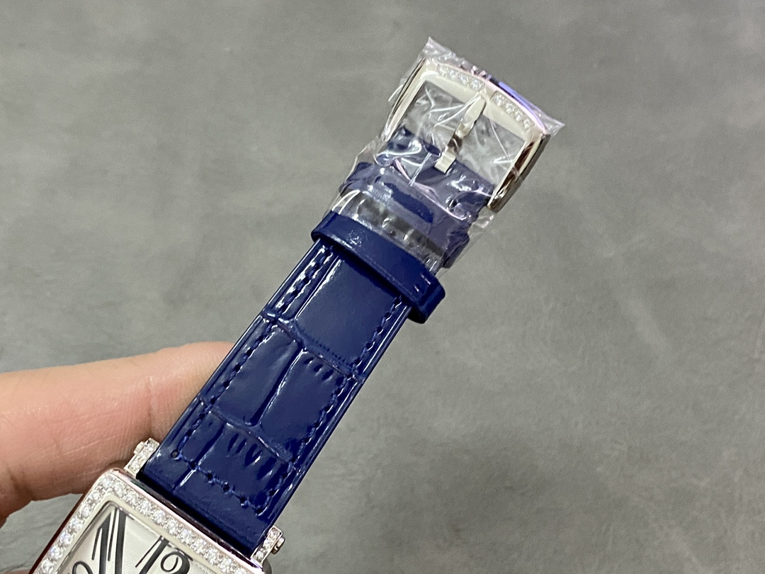 Franck Muller Long Island Quartz Diamond Blue Dial 952QZD1R(AC) - DB