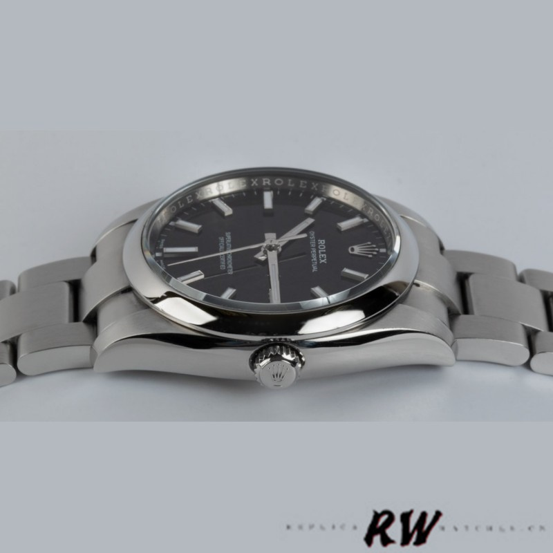 Rolex Oyster Perpetual Air-King 114200 Black Index Dial 34mm Unisex Replica watch