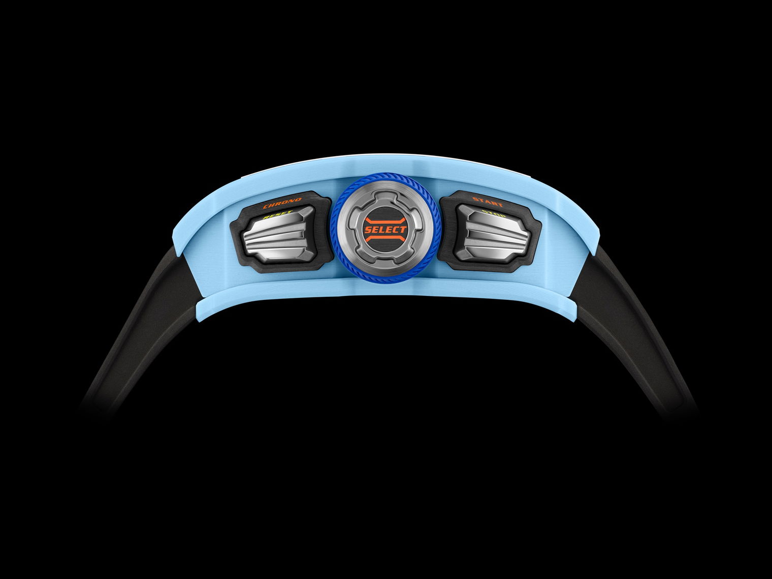 Superclone Richard Mille 65-01 Automatic Split-Seconds Chronograph Pastek Blue Quartz TPT®