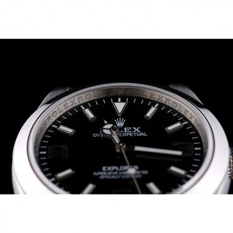 Superclone Rolex Explorer 39mm Black Dial 42002